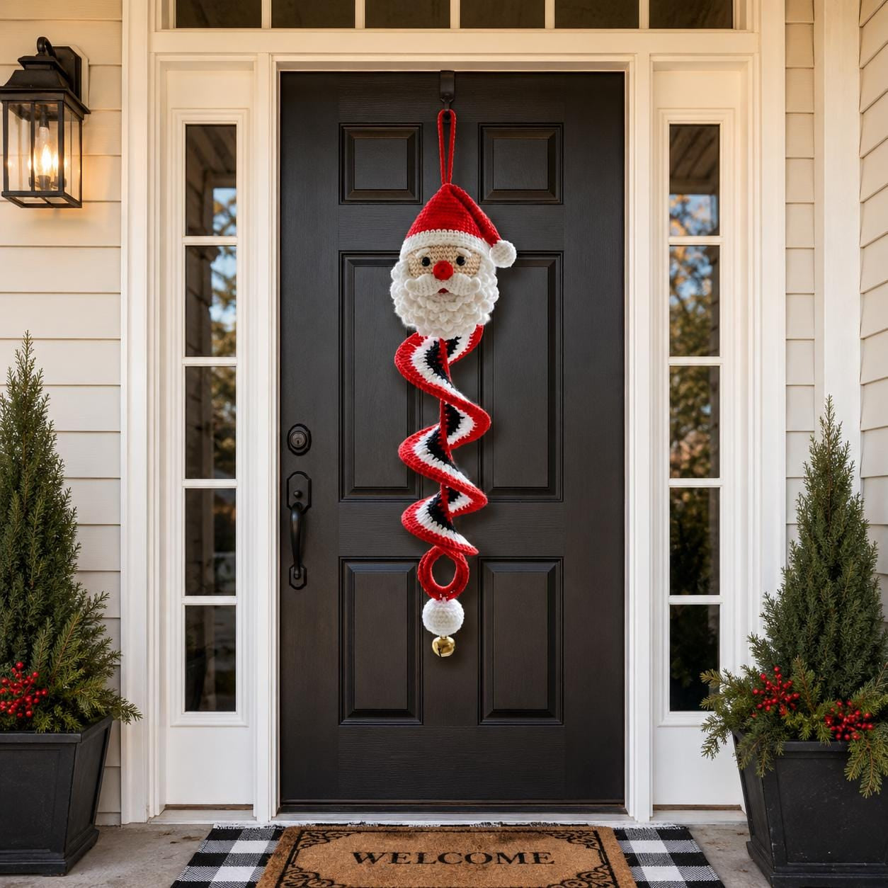 Crochet Snowman Spiral Ornament DIY Kit