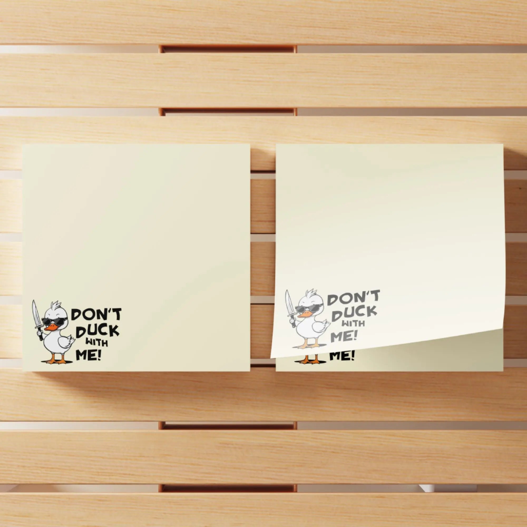 Don’t Duck With Me! Funny Anti-Anxiety Sticky Notes (4-Pack)