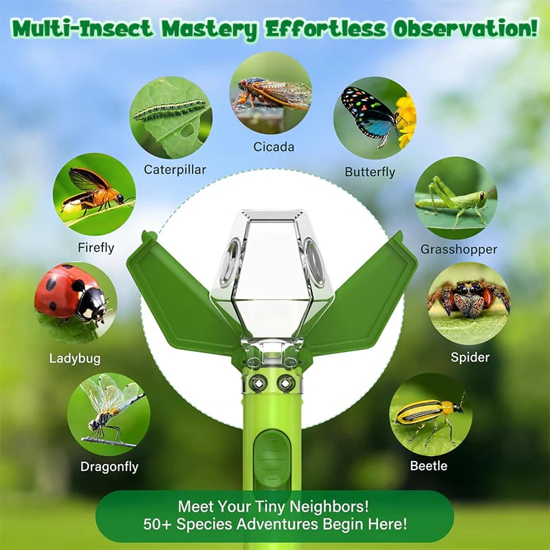6x Magnification Bug Catcher & Viewer for Kids