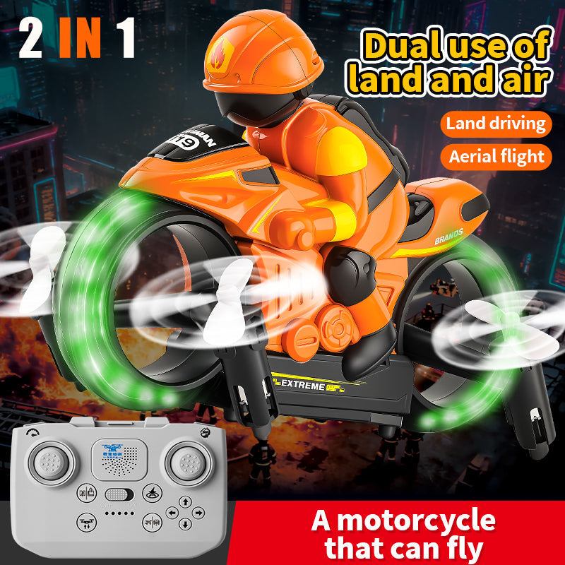 2 in 1 Flying Motorbike – Land & Air Dual Mode RC Motorcycle