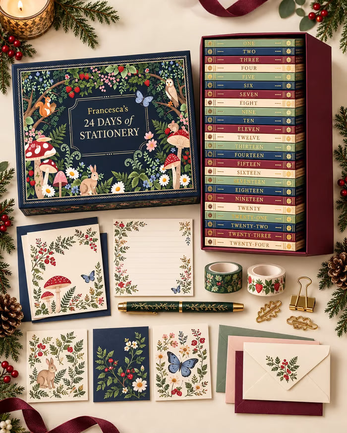 2026 Stationery Advent Calendar – 24 Days of Creative Surprises for Journaling & Writing Lovers