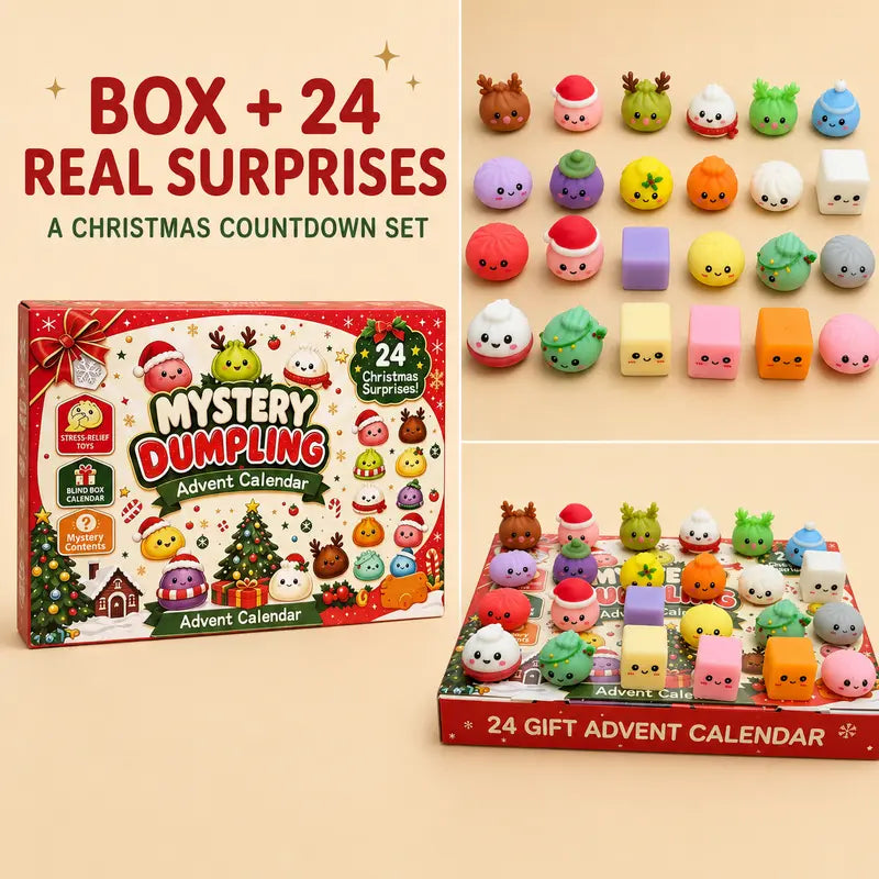 Christmas Advent Surprise Box – 24 Days Mystery Dumpling Holiday Countdown