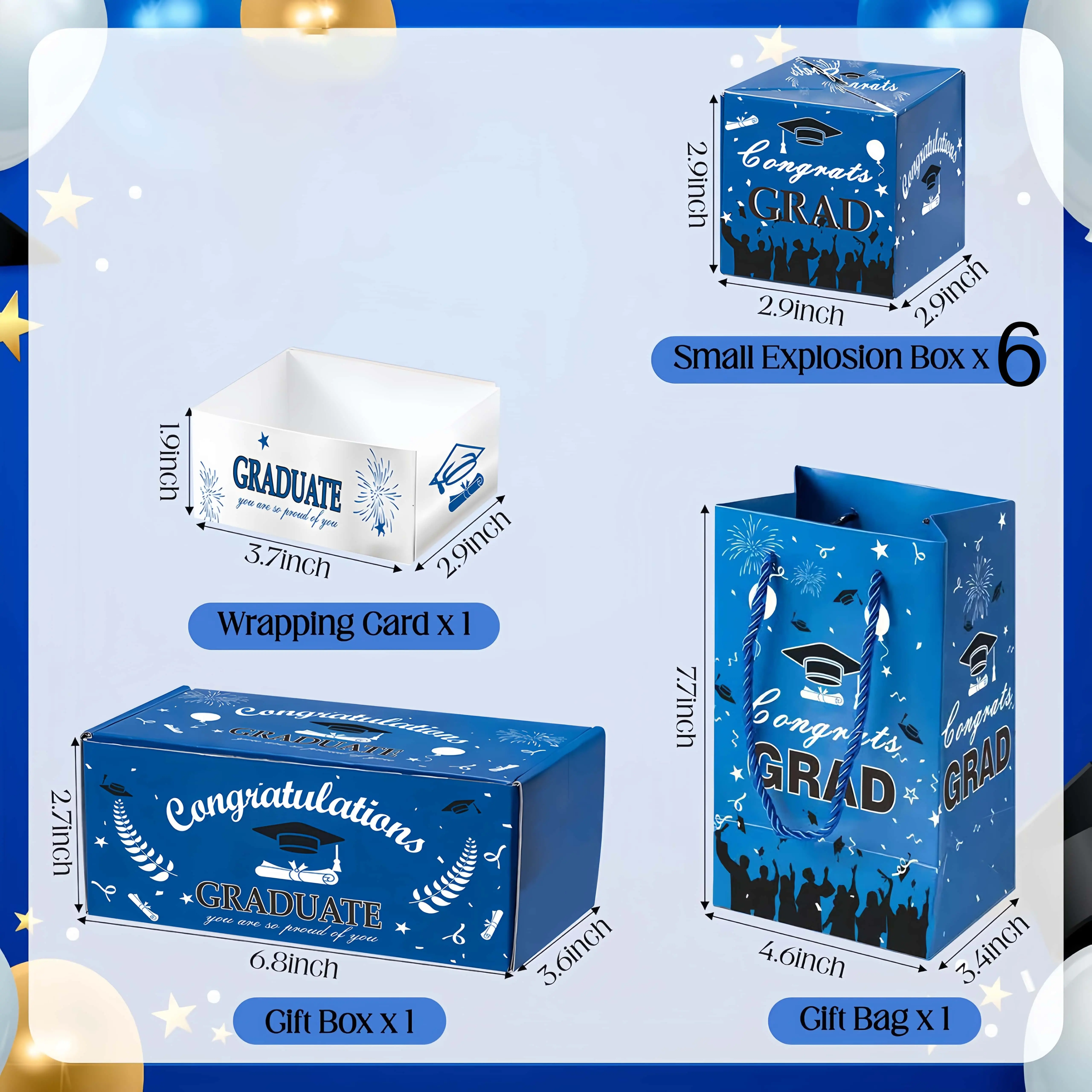 2026 Graduation Surprise Pop-Up Gift Box – Exploding Money Box & Celebration Gift Set