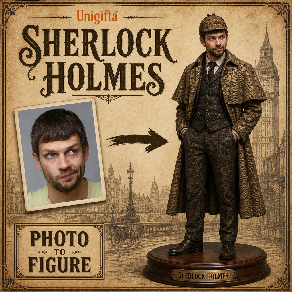 Custom Holmes Figurine – Personalized 3D Avatar