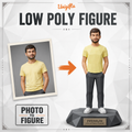 Custom LOW POLY Figurine – Personalized 3D Avatar