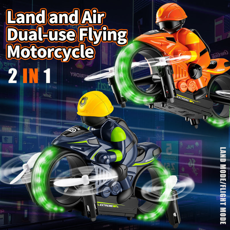 2 in 1 Flying Motorbike – Land & Air Dual Mode RC Motorcycle