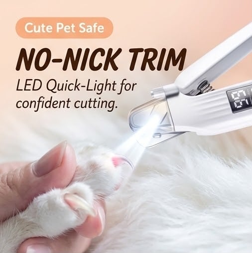 4-in-1 LED Pet Nail Clipper