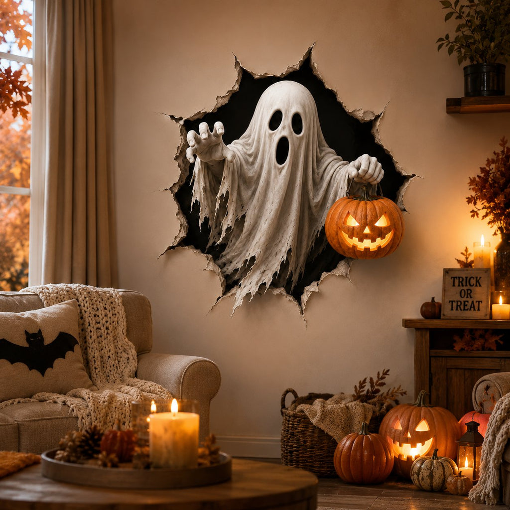 Last Day 50% OFF-Halloween Break-In 3D Wall Decals