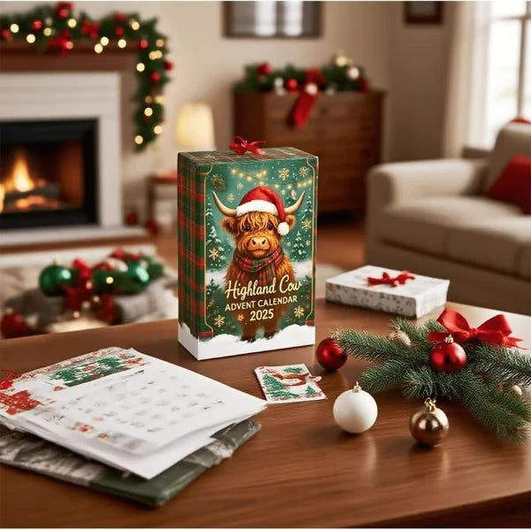 Highland Cow Advent Calendar 2025