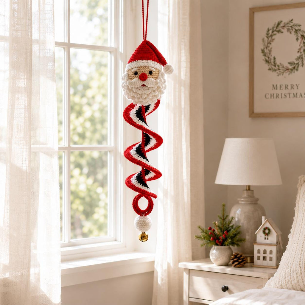 Crochet Snowman Spiral Ornament DIY Kit