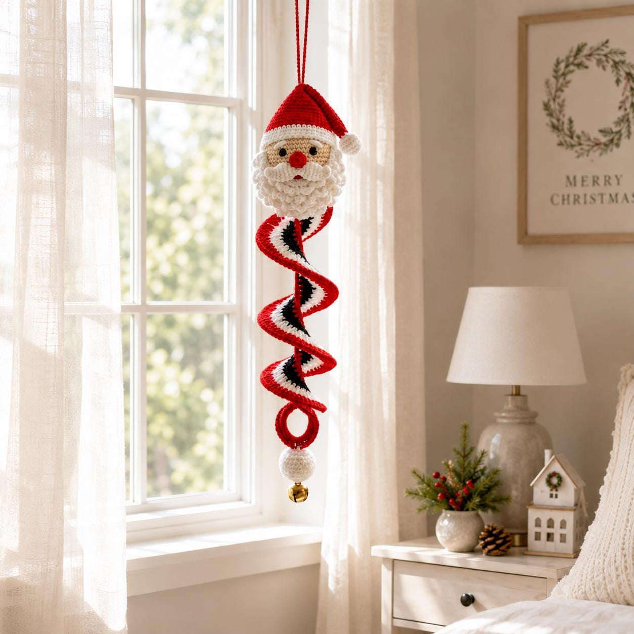 Crochet Snowman Spiral Ornament DIY Kit