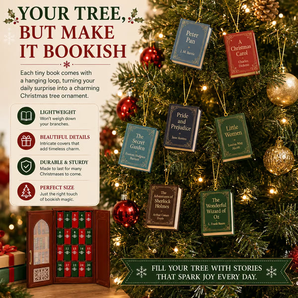 25 Miniature Classics Book Advent Calendar – The Ultimate Holiday Countdown for Book Lovers