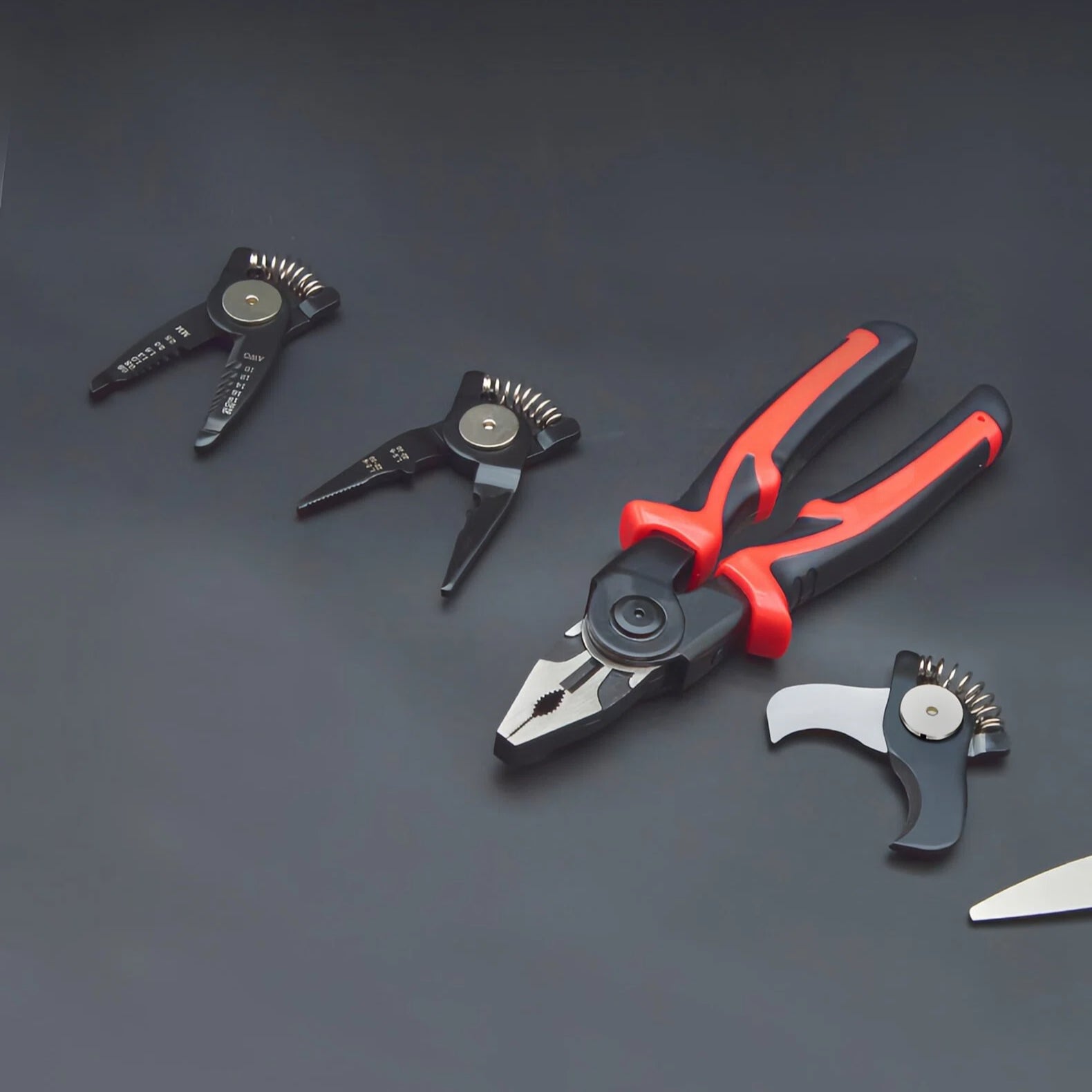 5 in 1 All Purpose Heavy Duty Tool Kit,Replaceable-head multi-function pliers set