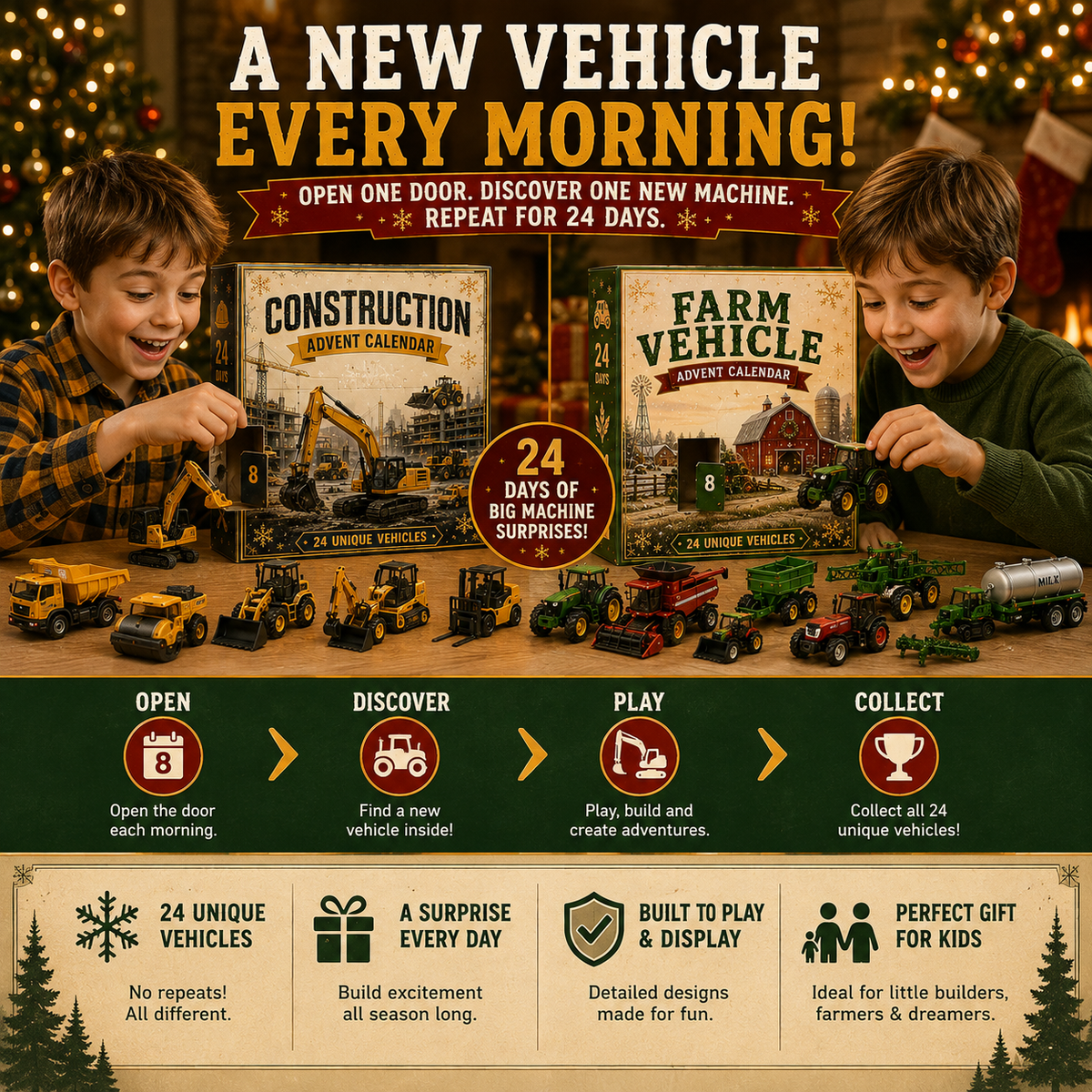 24-Day Vehicle Advent Calendar