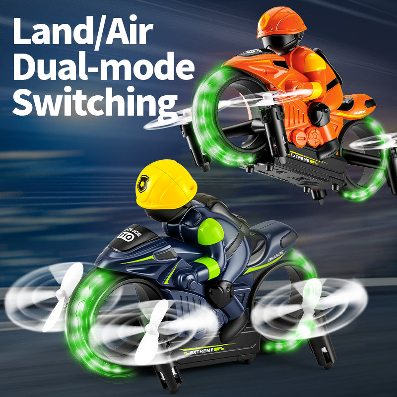 2 in 1 Flying Motorbike – Land & Air Dual Mode RC Motorcycle