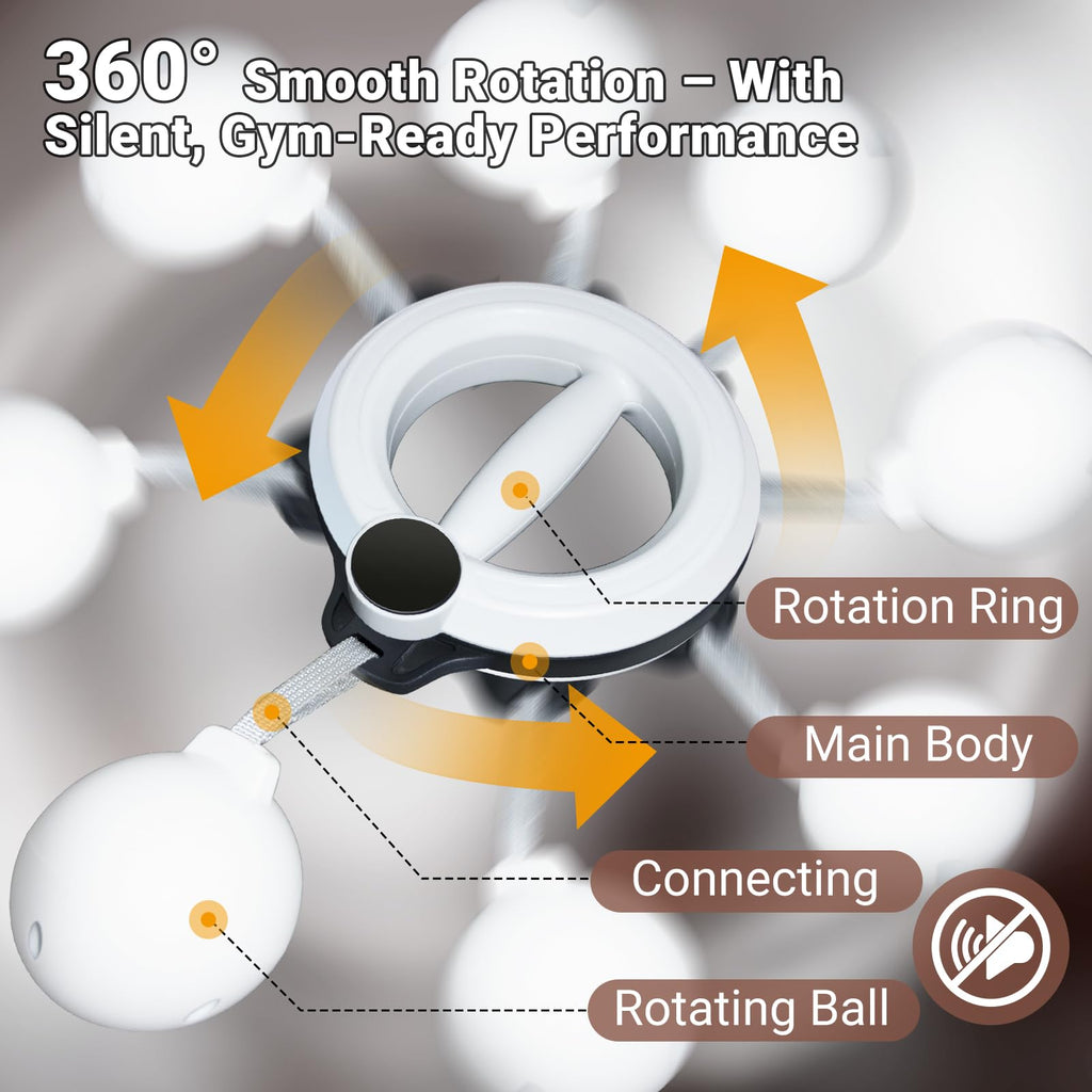 360° Rotating Arm Trainer – Ropeless Upper Body Workout & Shoulder Relief