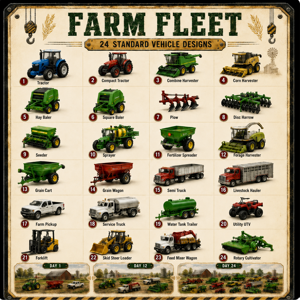 Build the Fleet Collection 24-Day Vehicle Advent Calendar Series | A New Adventure Every Morning