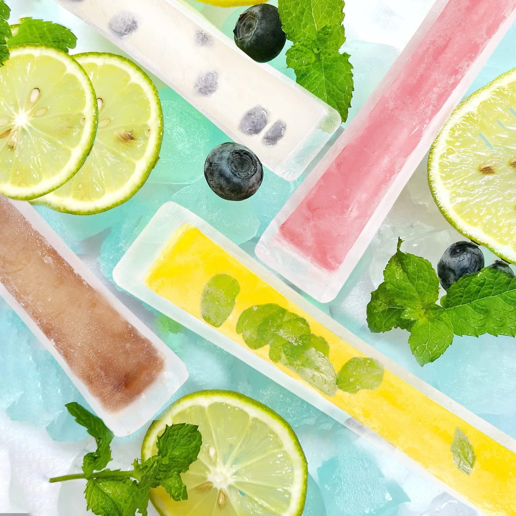 100 PCS Food-Grade Disposable Ice Popsicle Bags