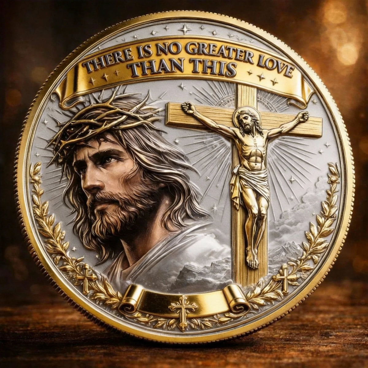 Last Day 50% OFF - “No Greater Love” Resurrection Commemorative Coin