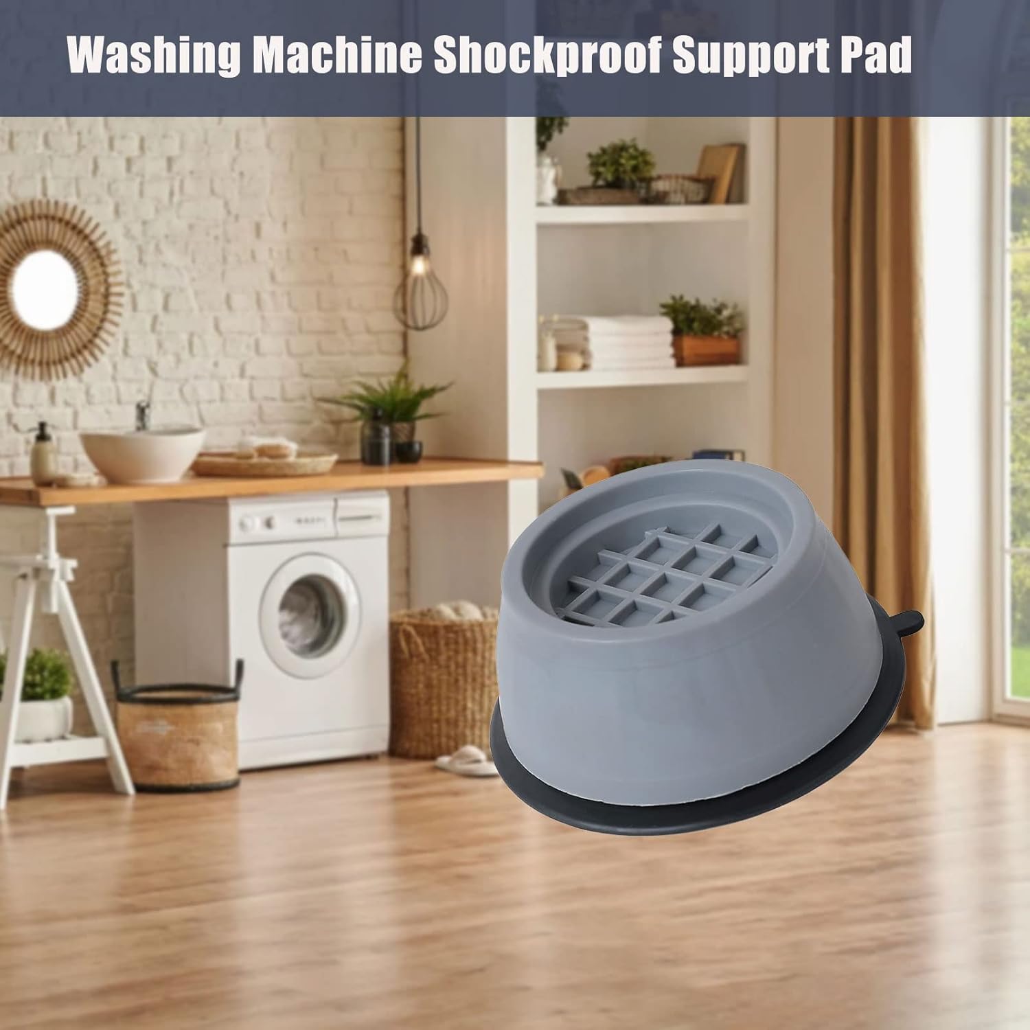 4PCS Anti-Vibration Washer & Dryer Pads
