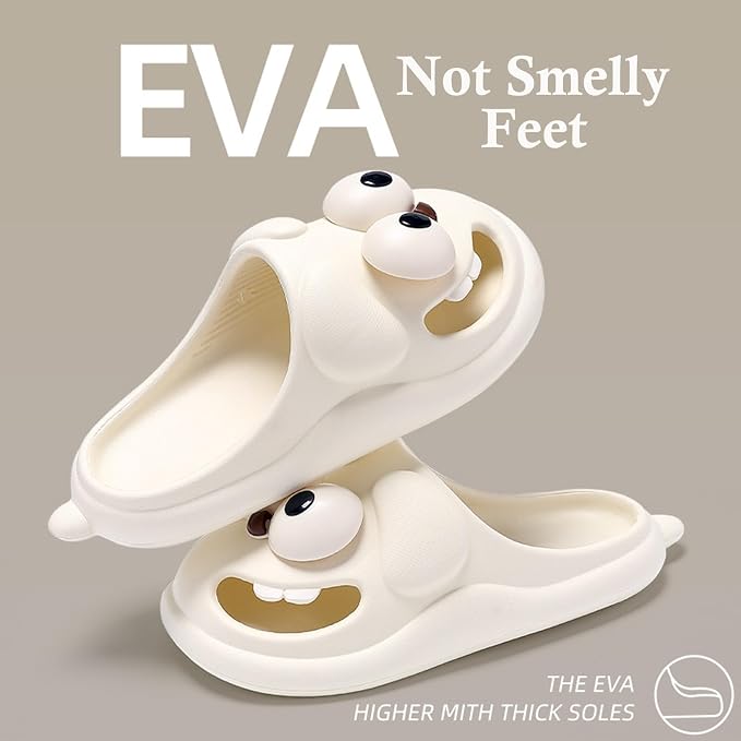 Funny 3D Dog Tongue Slides | Soft EVA House Slippers for Couples & Friends