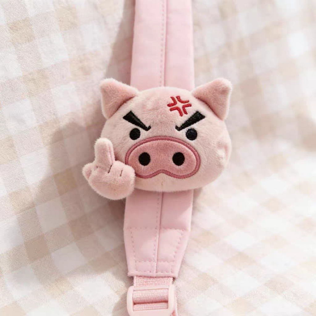 Cute Angry Pig Plush Toy