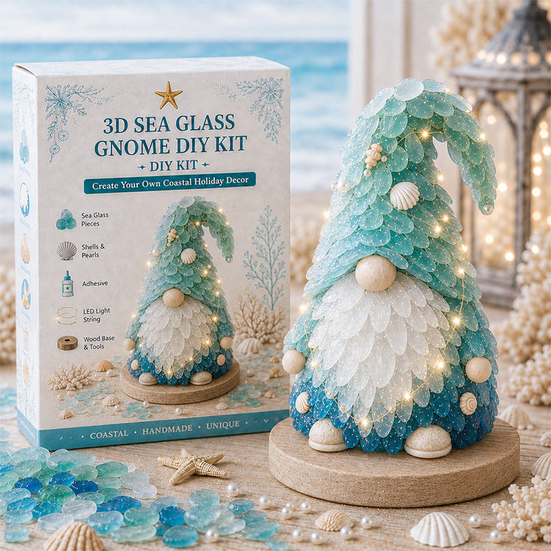 DIY 3D Sea Glass Art Kit – Coastal & Christmas Collection