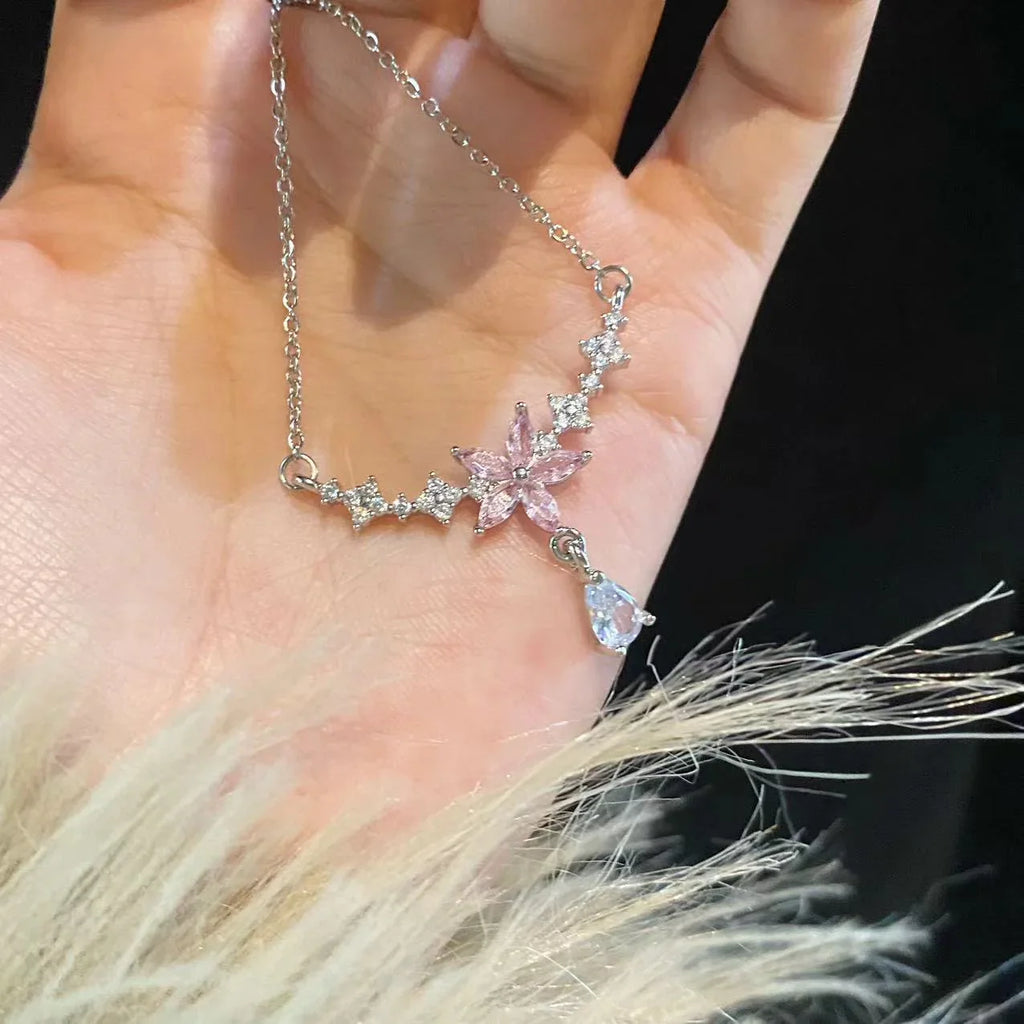 Bridgerton Inspired Floral Necklace
