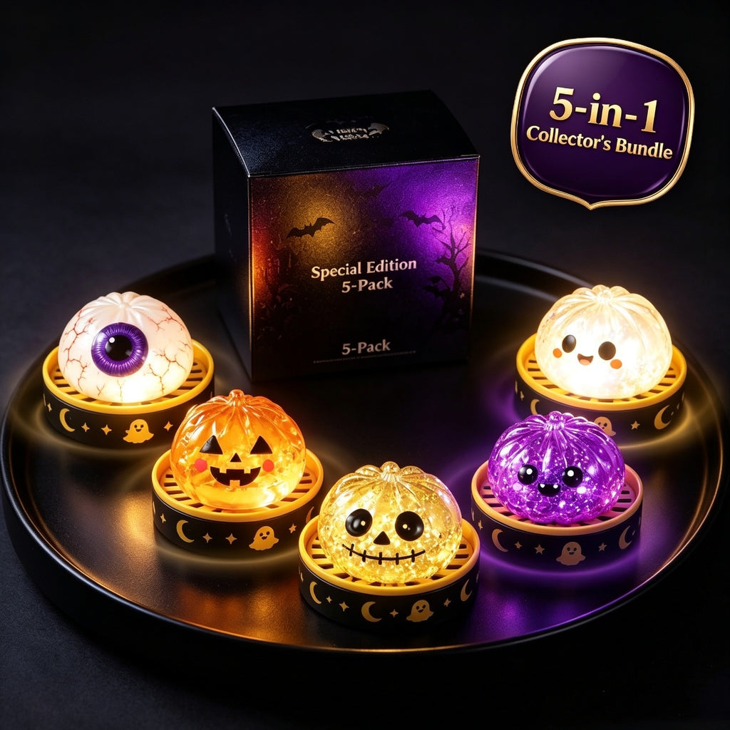 Ultimate Spooky Glow Buddies (Complete 5-Pack) – Boo Basket Essential