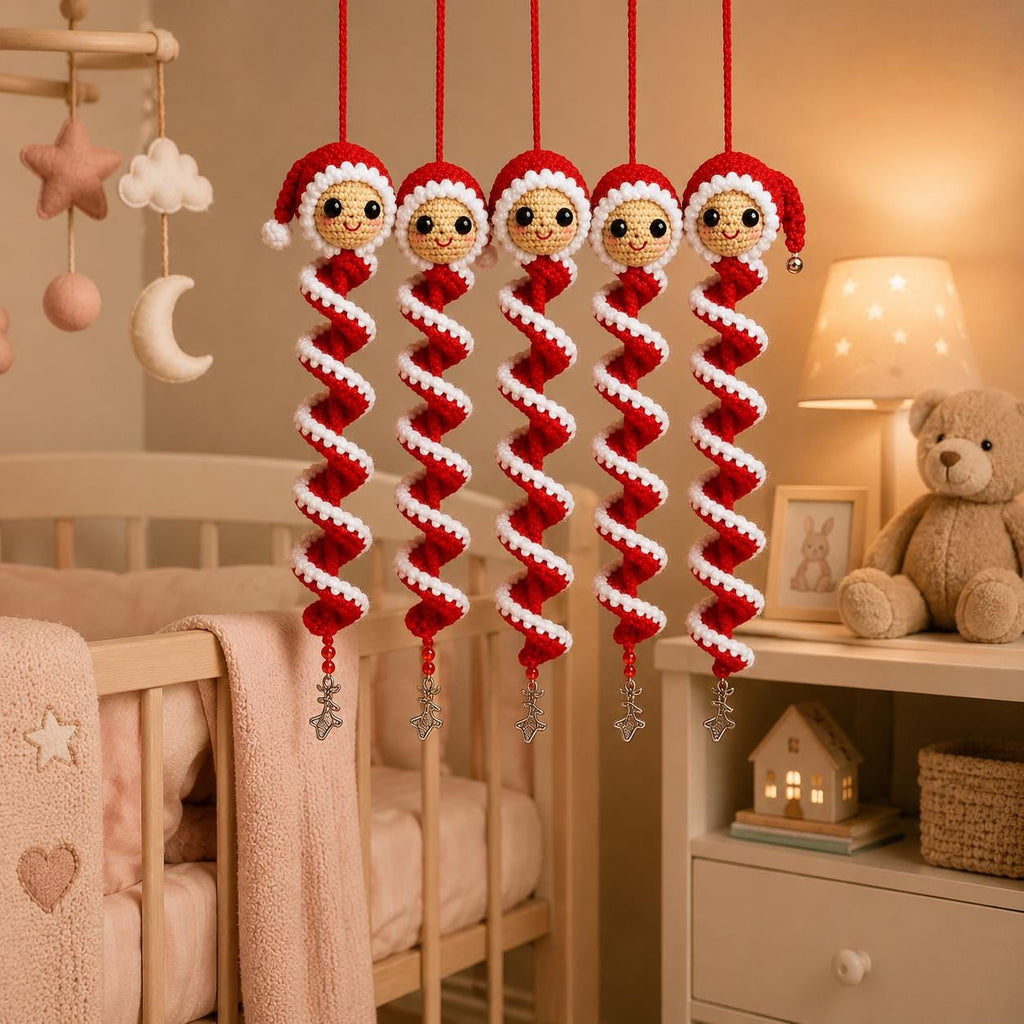 Crochet Snowman Spiral Ornament DIY Kit