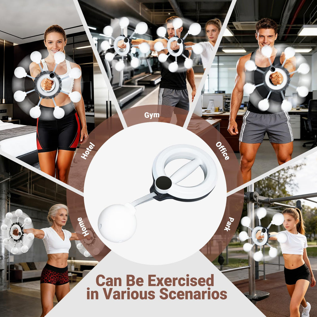 360° Rotating Arm Trainer – Ropeless Upper Body Workout & Shoulder Relief