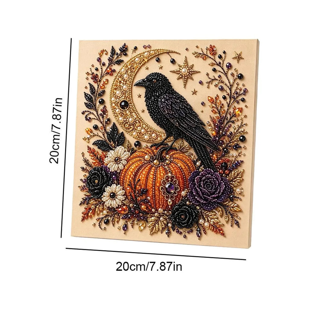 Halloween Pearl Art DIY Kit - Crow