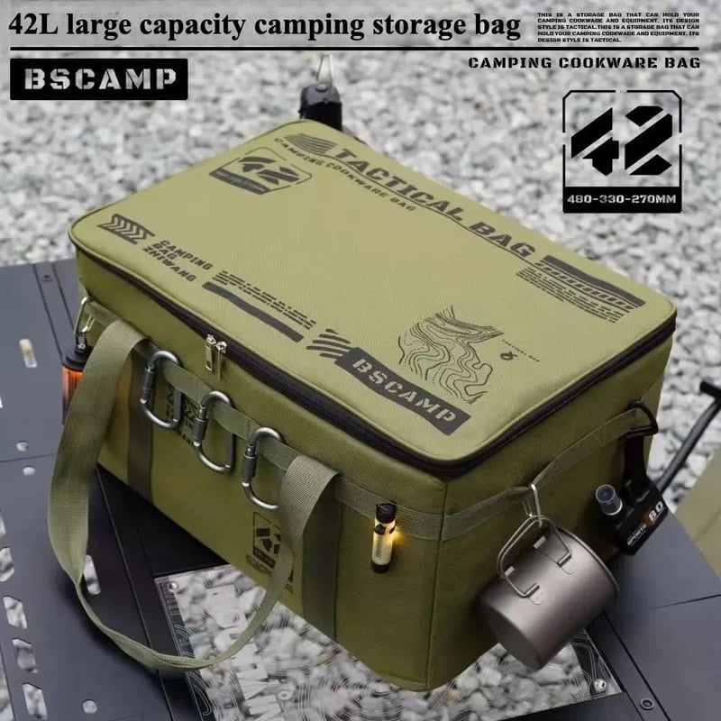 Hot Sale 49% OFFLarge Capacity Outdoor Folding Storage Bag Waterproof Portable Camping & Picnic Organizer