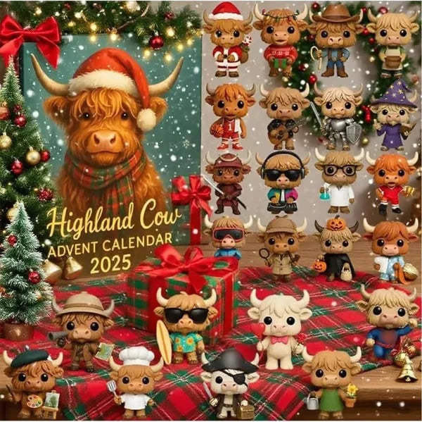 Highland Cow Advent Calendar 2025