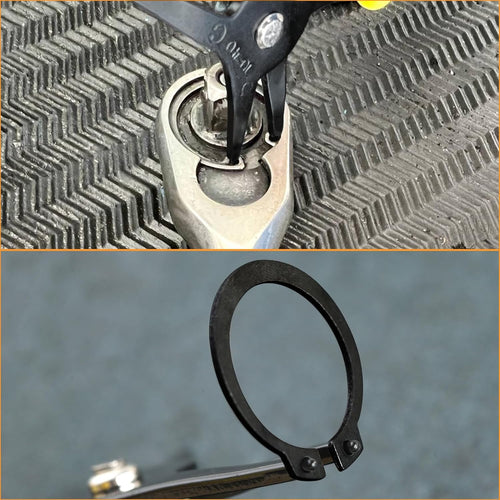 2-in-1 Snap Ring Pliers - Internal & External Circlip Pliers for 10-40mm Snap Rings