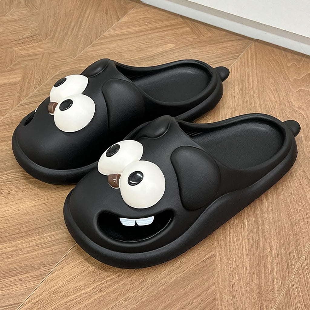Funny 3D Dog Tongue Slides | Soft EVA House Slippers for Couples & Friends