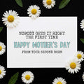 Funny Mother's Day Card from Second Born