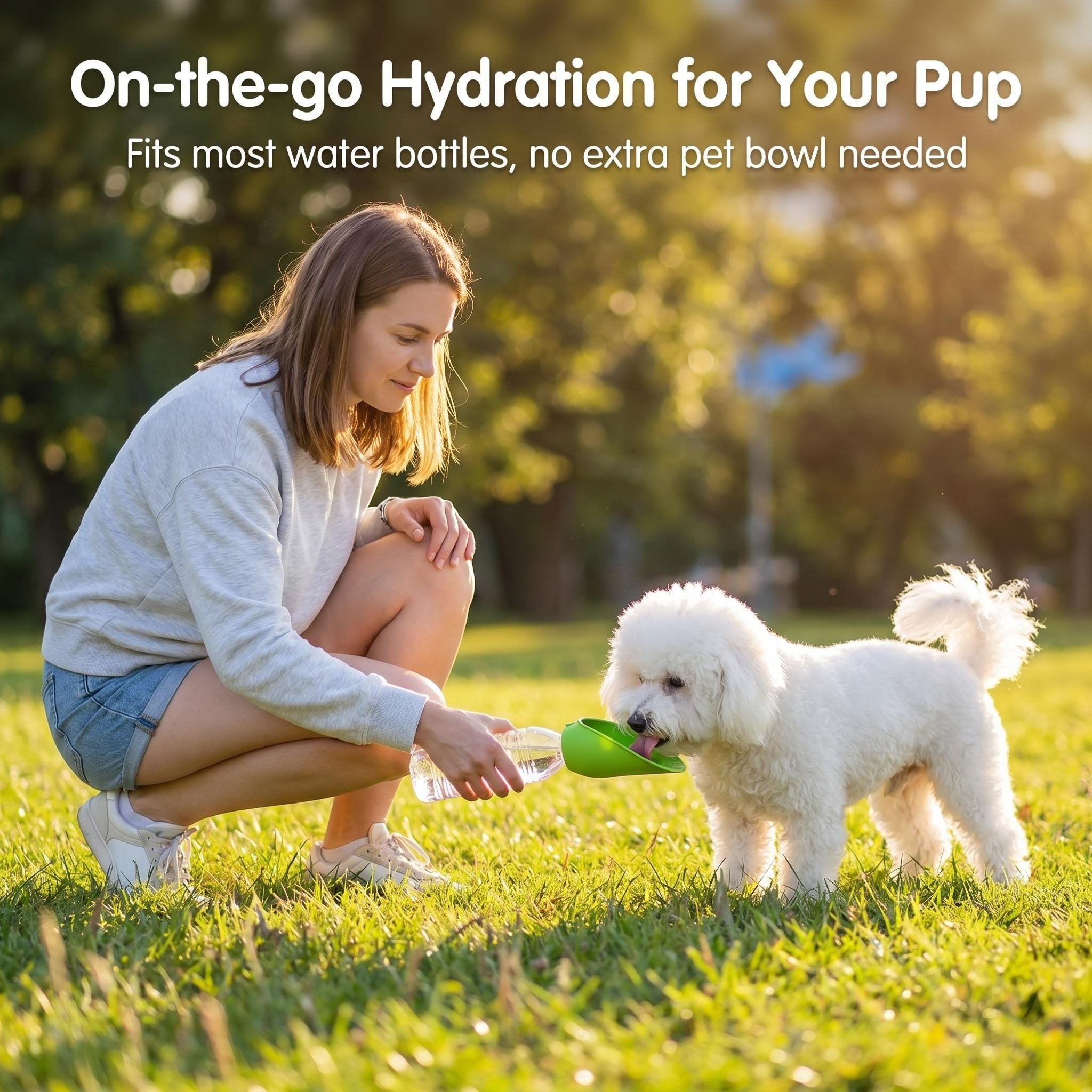 Foldable Silicone Leaf Pet Water Adapter
