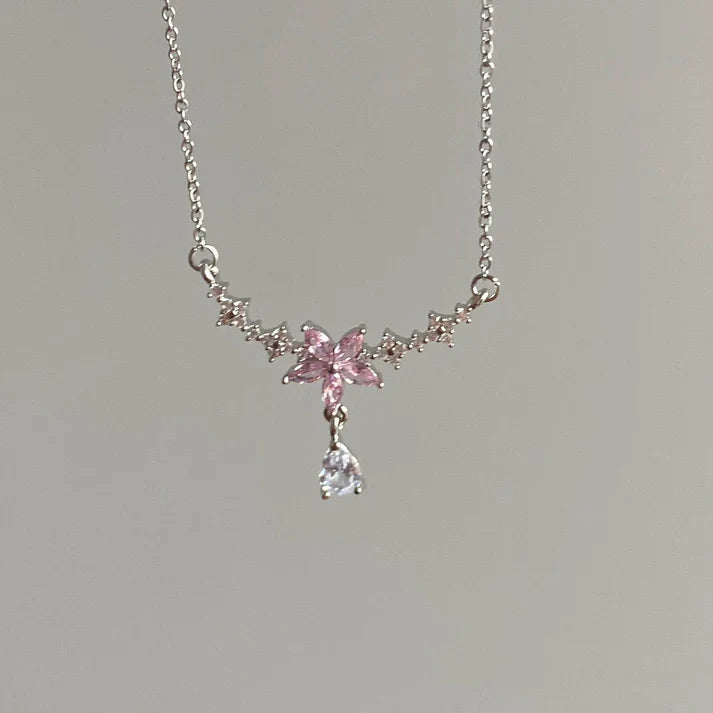 Bridgerton Inspired Floral Necklace