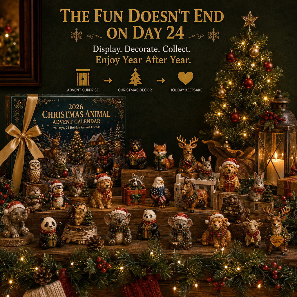 Collectible Christmas Animal Advent Calendar-24 Days · 24 Holiday Animal Friends · 24 Little Christmas Memories