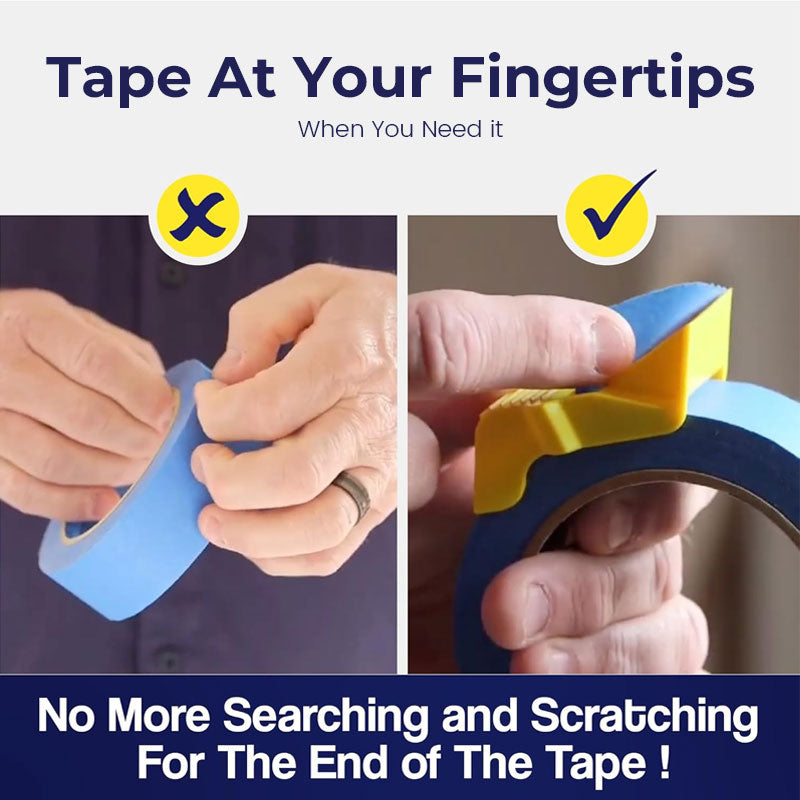 Foam Tape Cap Dispenser for Painters, Crafters, and Masking Tape Cutting