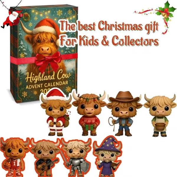 Highland Cow Advent Calendar 2025