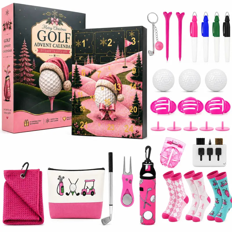 2026 Golf Advent Calendar for Women – 24 Days of Christmas Surprises & Golf Accessories