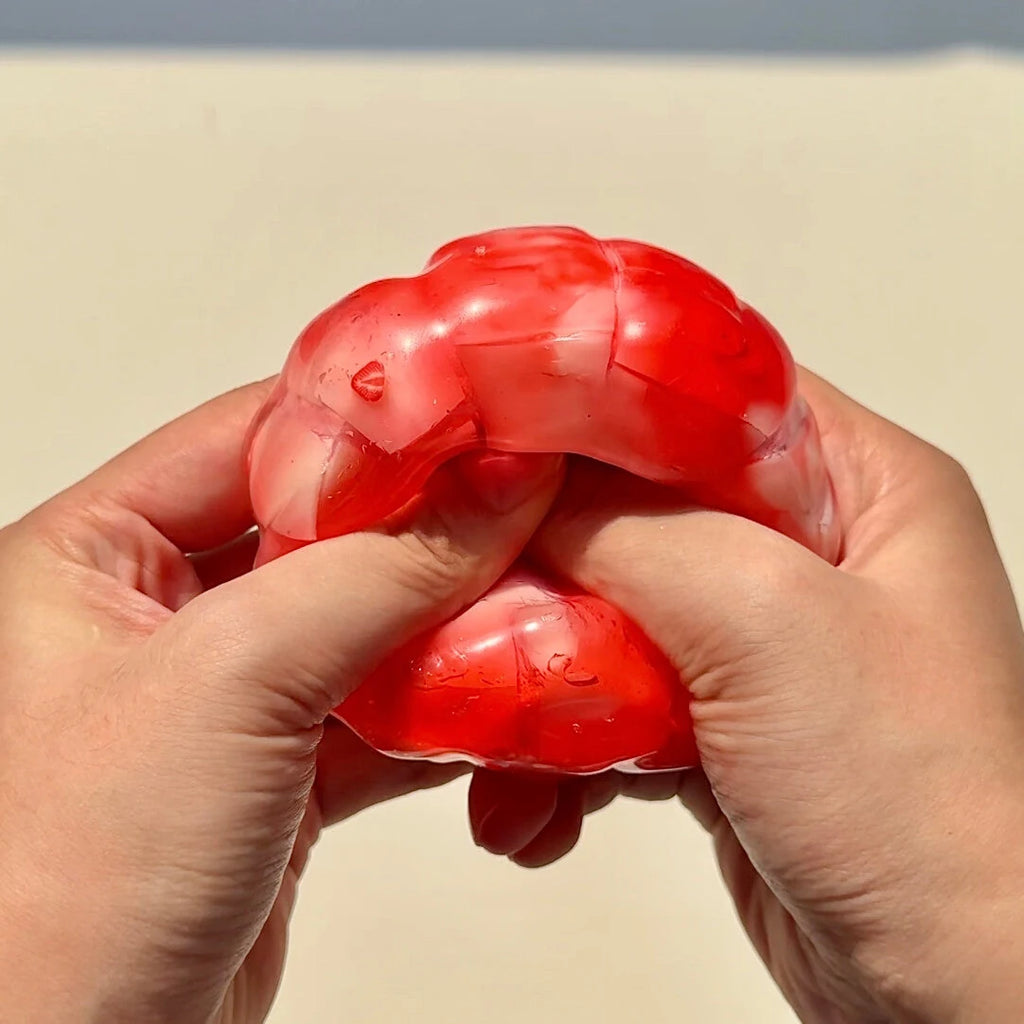 Cracking Wax Ball Strawberry Stress Ball