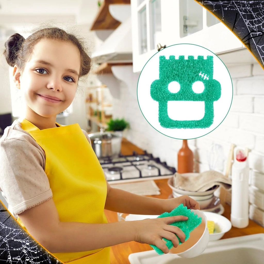 6 Pcs Halloween Cleaning Sponges