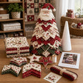 LAST DAY 69% OFF DIY Quilted Santa Christmas Tree Kit – Handmade Holiday Craft & Festive Tabletop Decor
