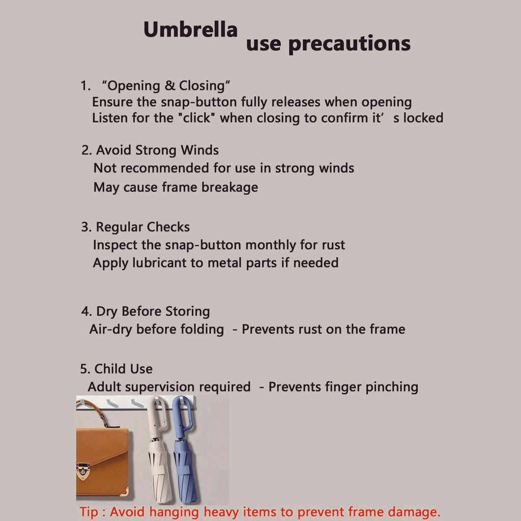 Creative Ring Buckle Windproof Reinforced Umbrella – Automatic Folding Sun & Rain Umbrella