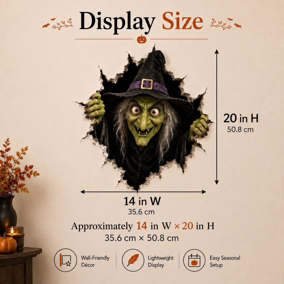 Last Day 50% OFF-Halloween Break-In 3D Wall Decals