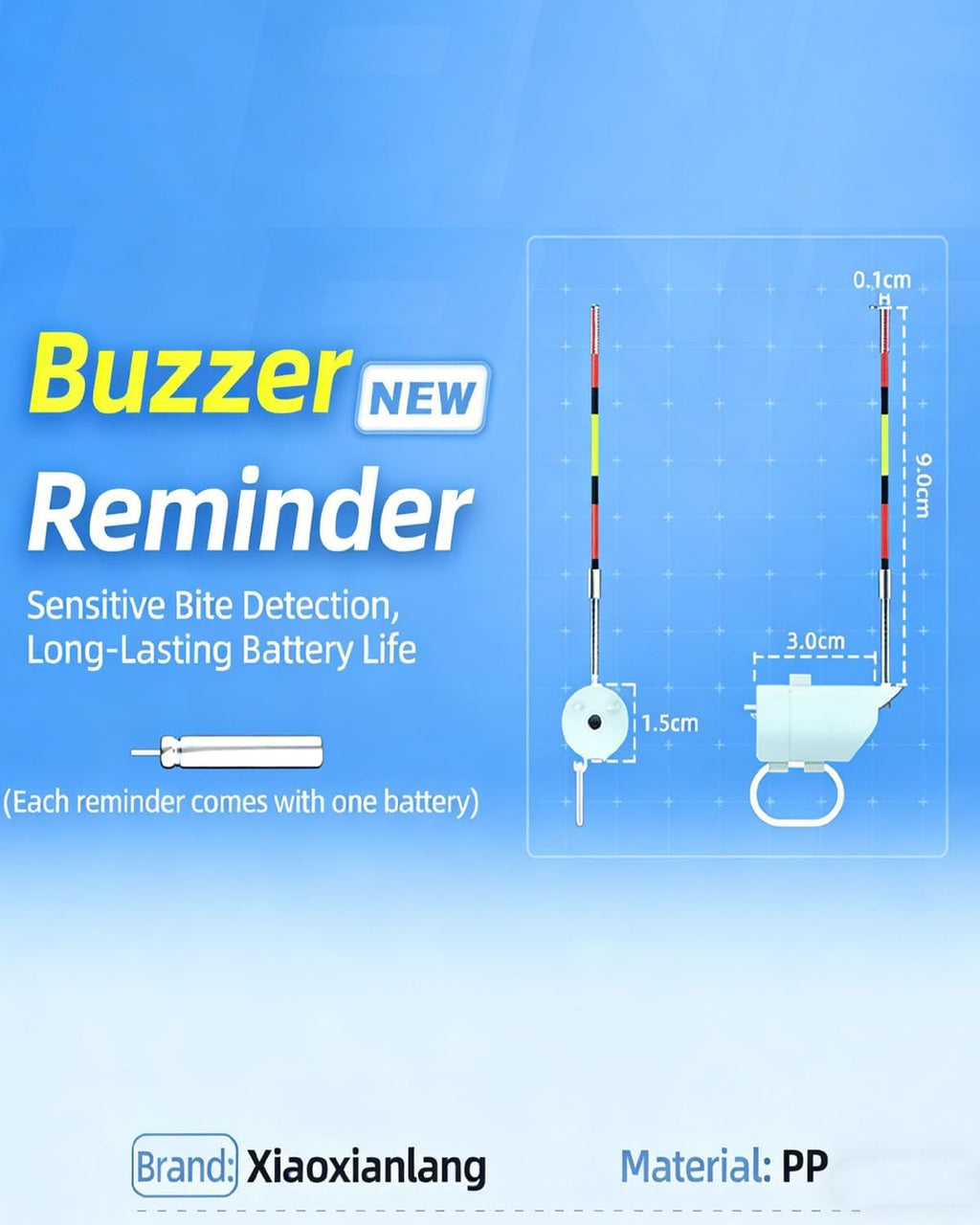 Electronic Fishing Bite Alarm | LED Night Fishing Indicator & Buzzer