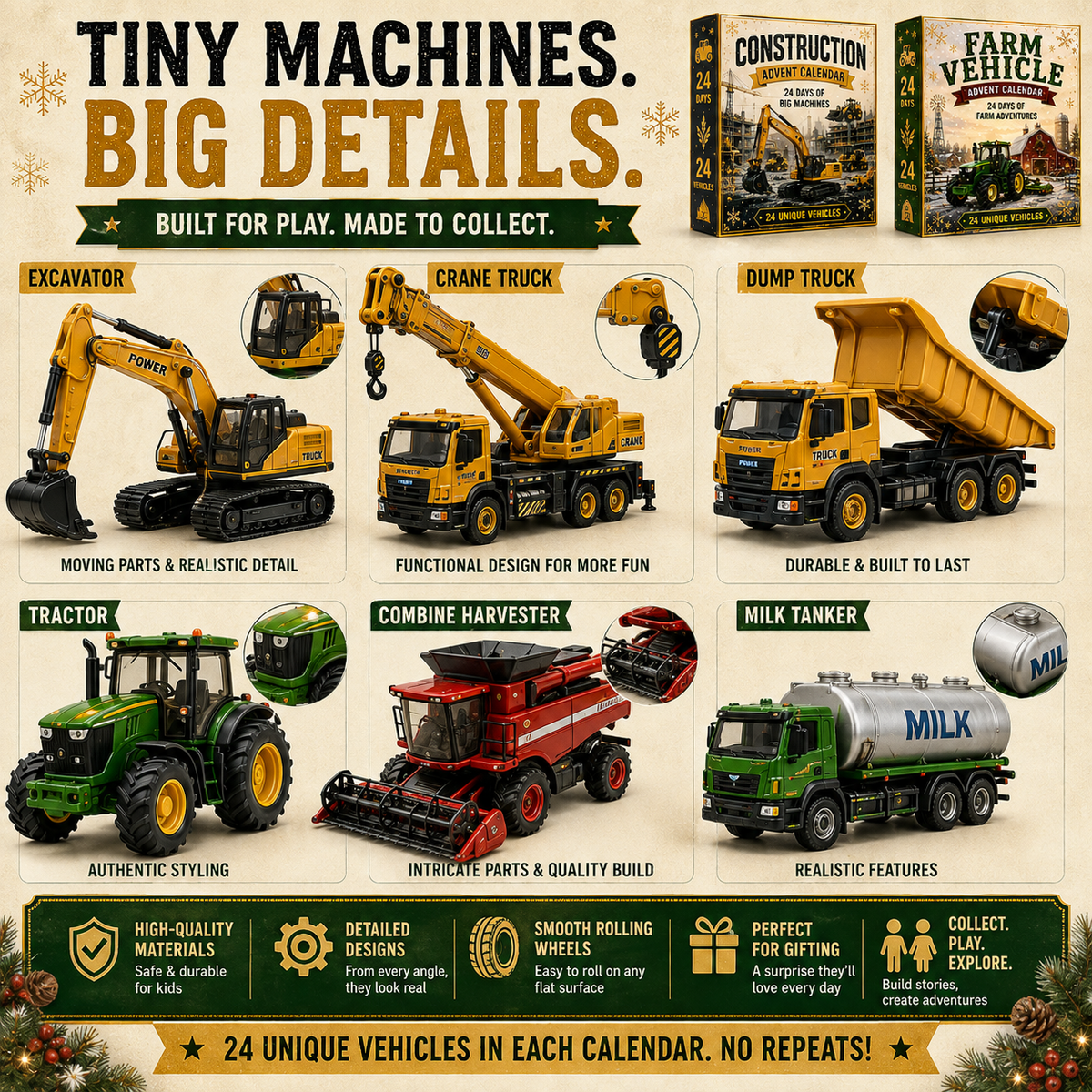 24-Day Vehicle Advent Calendar